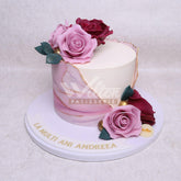 W6.59 FLOWERS - Women Birthday Cakes - WILTON PATISSERIE